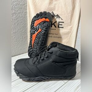 Hike Evian Master Non-slip Waterproof Winter Barefoot boots men’s black EU 43